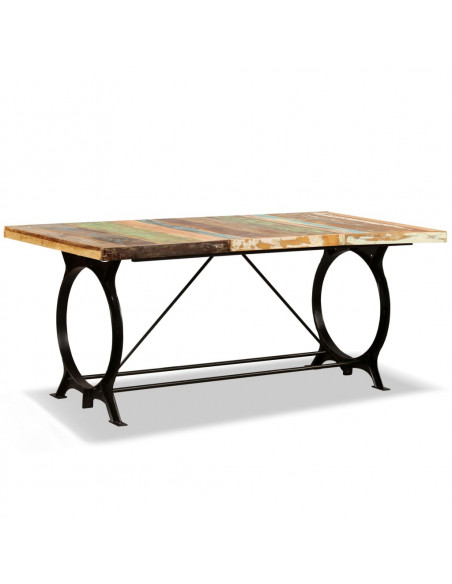 Tavolo da Pranzo in Legno Massello di Recupero 180 cm