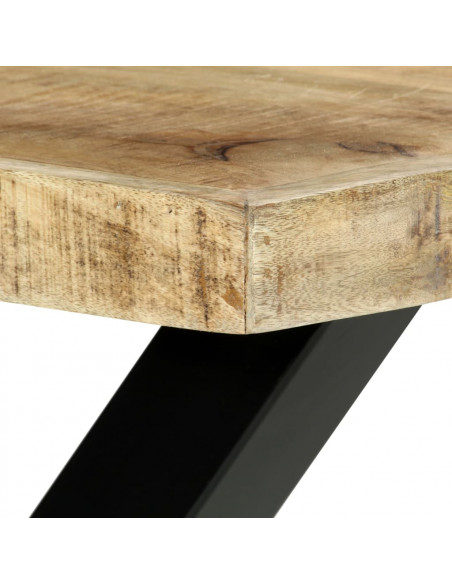 Tavolo da Pranzo 180x90x76 cm in Legno Massello di Mango