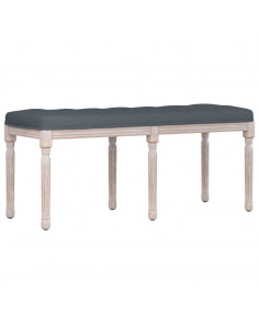 Panca Grigio Scuro 110x40x49 cm in Velluto 2