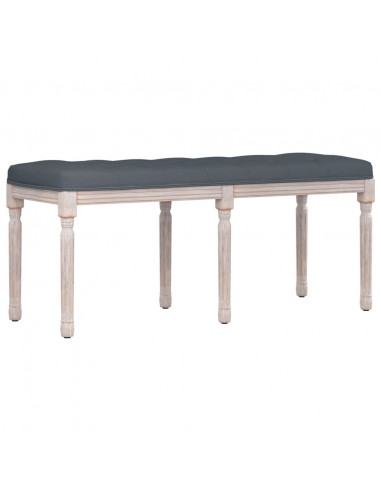 Panca Grigio Scuro 110x40x49 cm in Velluto