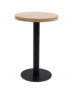 Tavolo da Bistrot Marrone Chiaro 50 cm in MDF 2