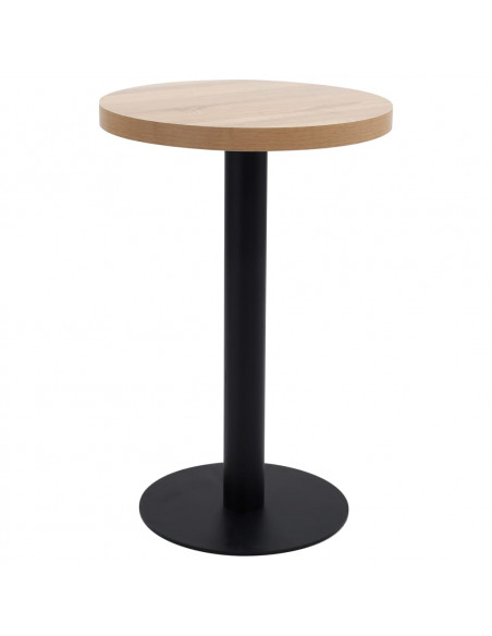 Tavolo da Bistrot Marrone Chiaro 50 cm in MDF