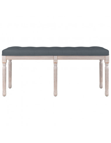 Panca Grigio Scuro 110x40x49 cm in Velluto