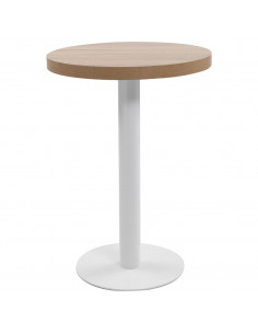 Tavolo da Bistrot Marrone Chiaro 60 cm in MDF 2