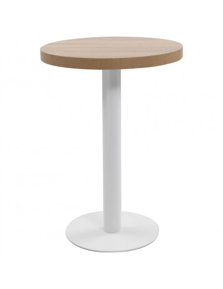 Tavolo da Bistrot Marrone Chiaro 60 cm in MDF