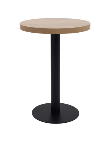 Tavolo da Bistrot Marrone Chiaro 60 cm in MDF