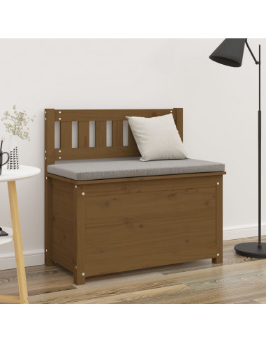 Panca Miele 80x41x77 cm in Legno Massello di Pino