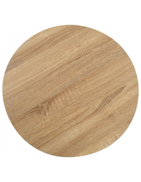Tavolo da Bistrot Marrone Chiaro 80 cm in MDF