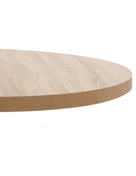 Tavolo da Bistrot Marrone Chiaro 80 cm in MDF