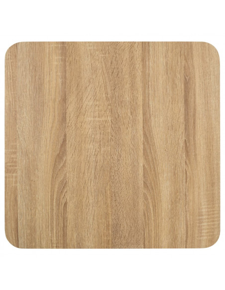 Tavolo da Bistrot Marrone Chiaro 50x50 cm in MDF