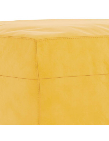 Panca giallo 100x35x41 cm in Velluto