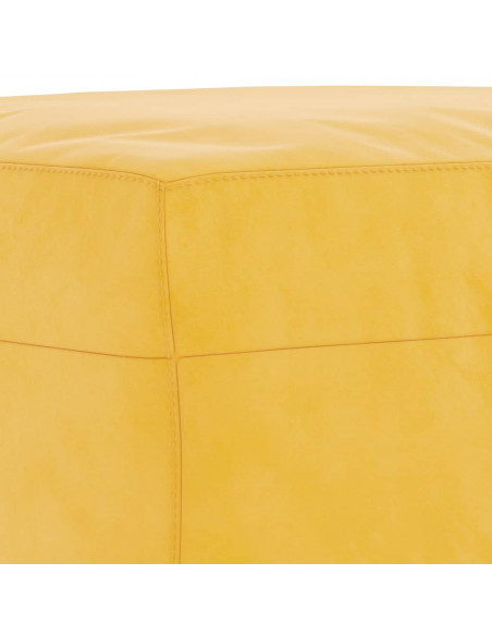 Panca giallo 100x35x41 cm in Velluto