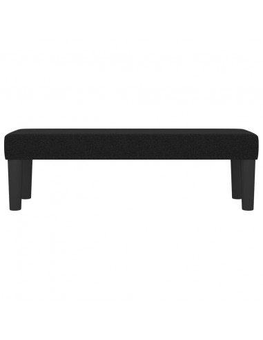 Panca Nera 100x30x30 cm in Tessuto