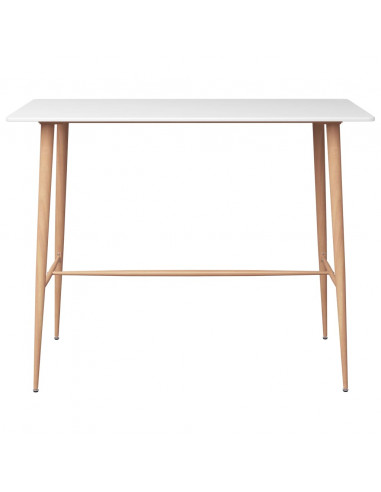 Tavolo da Bar Bianco 120x60x105 cm