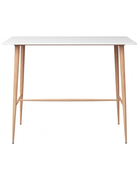 Tavolo da Bar Bianco 120x60x105 cm