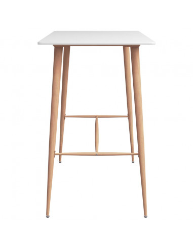 Tavolo da Bar Bianco 120x60x105 cm