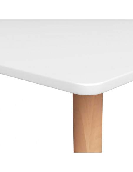 Tavolo da Bar Bianco 120x60x105 cm