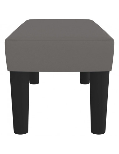 Panca Grigia 70x30x30 cm in Similpelle