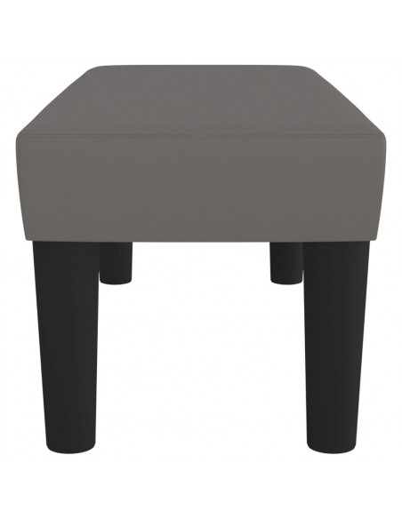 Panca Grigia 70x30x30 cm in Similpelle
