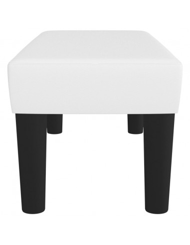 Panca Bianca 70x30x30 cm in Similpelle