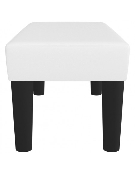 Panca Bianca 70x30x30 cm in Similpelle