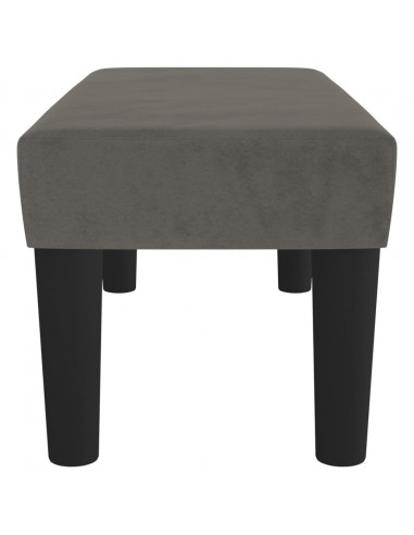 Panca Grigio Scuro 70x30x30 cm in Velluto