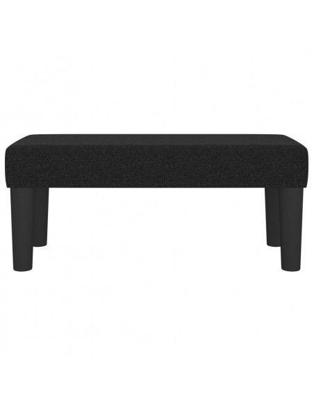 Panca Nera 70x30x30 cm in Tessuto