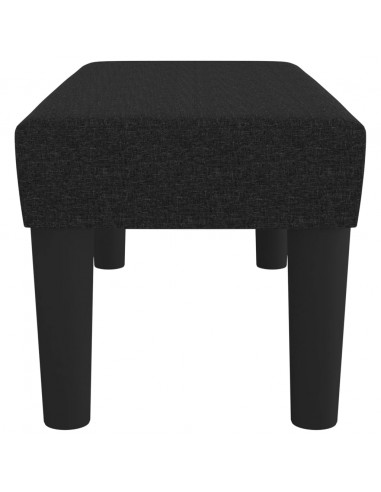 Panca Nera 70x30x30 cm in Tessuto