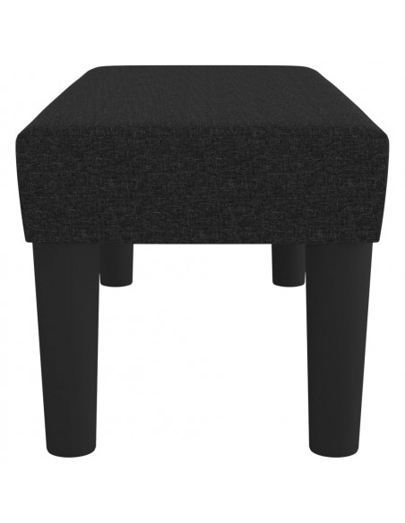 Panca Nera 70x30x30 cm in Tessuto