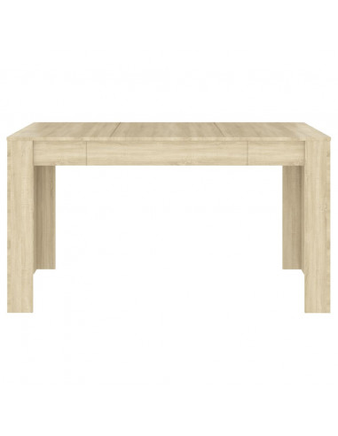 Tavolo da Pranzo Rovere Sonoma 140x74,5x76 cm Legno Multistrato