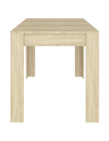 Tavolo da Pranzo Rovere Sonoma 140x74,5x76 cm Legno Multistrato