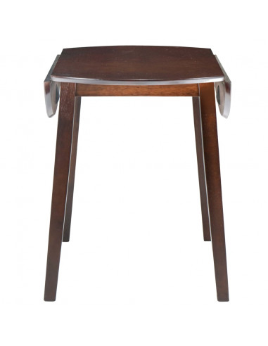 Tavolo per Sala da Pranzo con Ali Rotondo in MDF Marrone