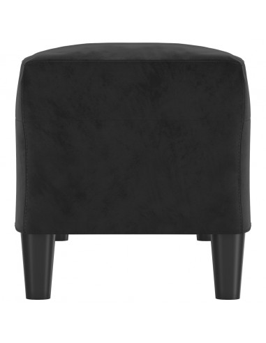 Panca Nero 100x35x41 cm in Velluto