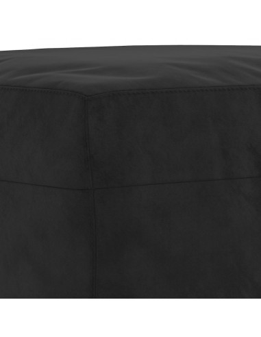 Panca Nero 100x35x41 cm in Velluto
