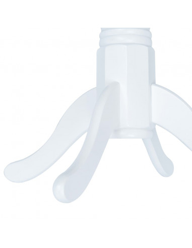 Tavolo da Pranzo 106 cm in Legno Massello di Hevea