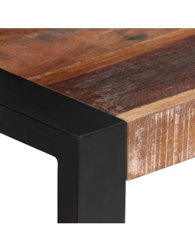 Tavolo da Pranzo 70x70x75 cm in Legno Massello di Recupero