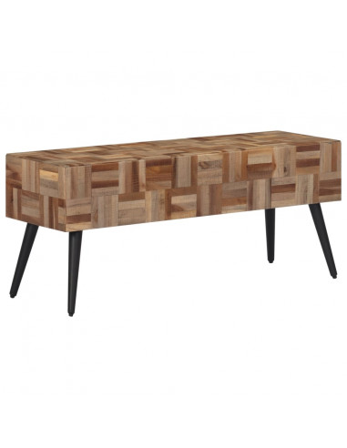 Panca 110x35x45 cm in Teak Massello di Recupero