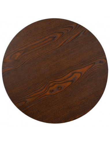Tavolo da Bistrot Marrone Scuro 50 cm in MDF