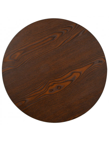 Tavolo da Bistrot Marrone Scuro 50 cm in MDF