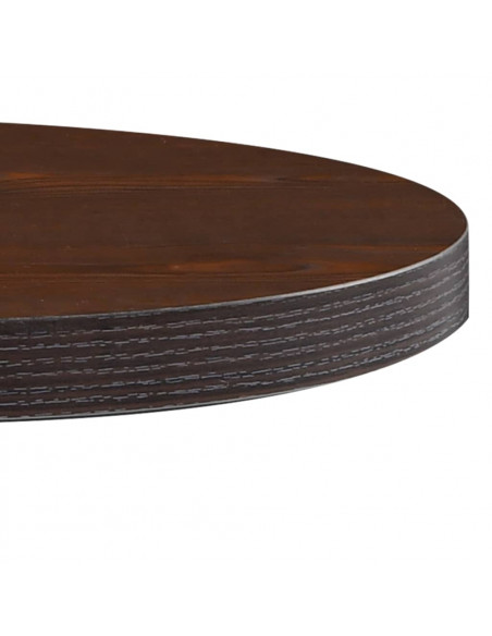 Tavolo da Bistrot Marrone Scuro 50 cm in MDF