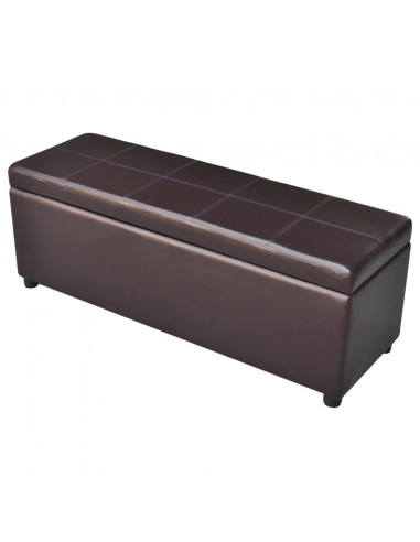 Cassapanca Lunga in Legno Marrone