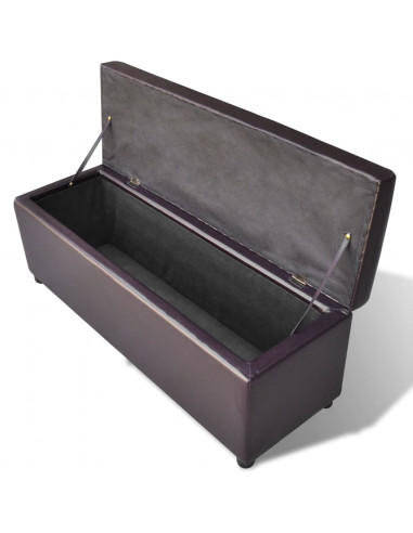 Cassapanca Lunga in Legno Marrone