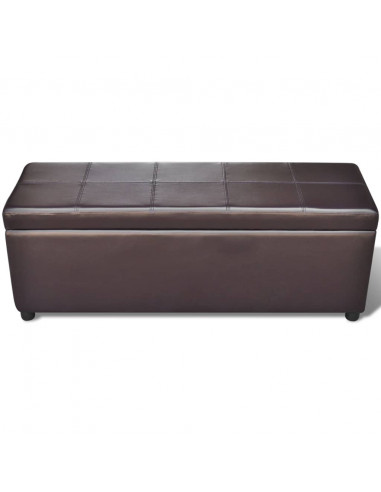 Cassapanca Lunga in Legno Marrone