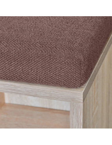Panchina con Scarpiera con 10 Scomparti Colore Rovere