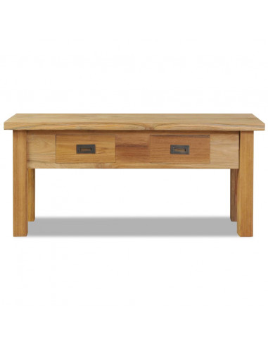 Panca in Legno Teak 90x30x40 cm