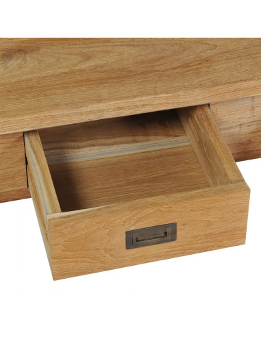 Panca in Legno Teak 90x30x40 cm