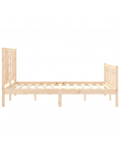 Giroletto con Testiera 120x200 cm in Legno Massello 2