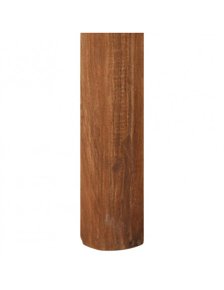 Tavolo da Bar in Legno Acacia con Finitura Miele 110x55x106 cm