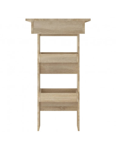 Bancone da Muro Rovere Sonoma 102x45x103,5 cm Legno Compensato