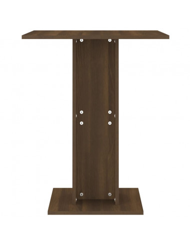 Tavolo da Bistrot Rovere Marrone 60x60x75 cm Legno Multistrato